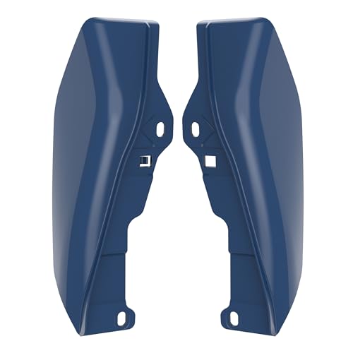 Mid Frame Air Deflectors Heat Shield Fit for Harley Touring 2009-2026 Billiard Blue - color: Billiard Blue