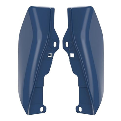 Mid Frame Air Deflectors Heat Shield Fit for Harley Touring 2009-2026 Billiard Blue - color: Billiard Blue