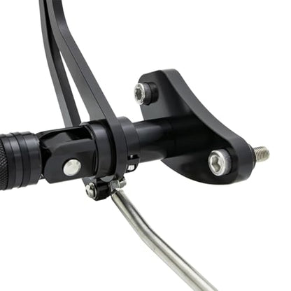 CNC Black 2.17" Forward Controls Foot Pegs Footrests Shift Levers Linkages Kits Compatible with 1995-2006 Kawasaki Vulcan 800 VN800 A B Classic E Drifter - color: Black A, size: VN800