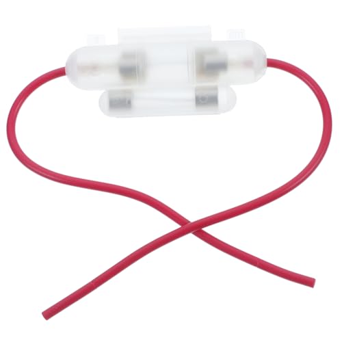 GLEAVI Inline Fuse Holder for Motorcycle ATV Scooter Double Fuse Box Case Waterproof Design for Reliable Power Supply