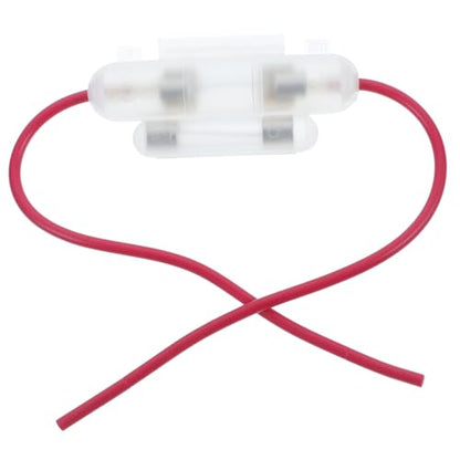 GLEAVI Inline Fuse Holder for Motorcycle ATV Scooter Double Fuse Box Case Waterproof Design for Reliable Power Supply
