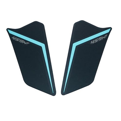 Motorcycle Tank Pad,Motorcycle Fuel Tank Protector,Gas Tank Decals Compatible with CFMOTO 450MT CF Moto MT450 450 MT(Blue Side Traction pad) - color: Blue Side Traction Pad