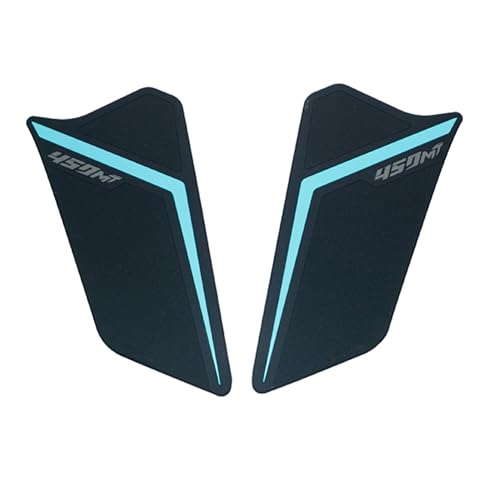 Motorcycle Tank Pad,Motorcycle Fuel Tank Protector,Gas Tank Decals Compatible with CFMOTO 450MT CF Moto MT450 450 MT(Blue Side Traction pad) - color: Blue Side Traction Pad
