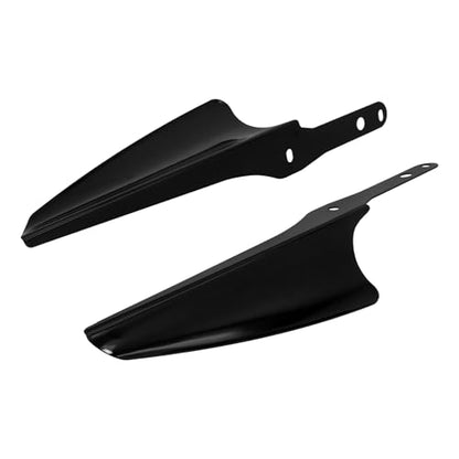 Front Fork Mount Wind Deflectors Windshield Fit for Harley Touring Street Glide Electra Glide Road King CVO FLHT FLHR FLHX 1995-2023 Black