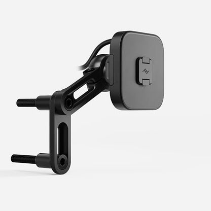 Peak Design Mobile Motorcycle Brake/Clutch Phone Mount, Qi2 Charging, SlimLink Mounting Technology, Rigid Arm, Fits a Variety of Brake and Clutch Perches, Vibration Isolator, Motorcycle Phone Mount