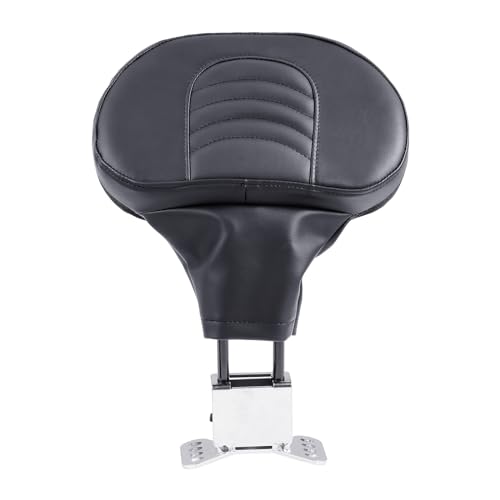 Adjustable Rider Backrest, Detachable Plug-in Driver Backrest Pad with Mounting Kit For Harley Touring CVO Electra Glide Road Glide Road King Street Glide 2009-2025