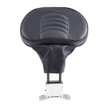 Adjustable Rider Backrest, Detachable Plug-in Driver Backrest Pad with Mounting Kit For Harley Touring CVO Electra Glide Road Glide Road King Street Glide 2009-2025