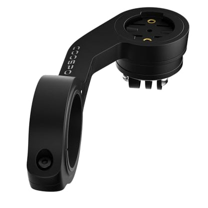 CooSpo Bike Computer Out Front Mount MT5S, Compatible with Garmin and GoPro, Bike Computer Mount Adapter for Handlebar 25.4mm/31.8mm - style: MT5 with adapter
