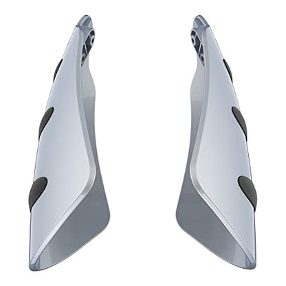 US Stock Advanblack Color Matched Hand Guard For Harley Touring & Softails - color: Barracuda Silver