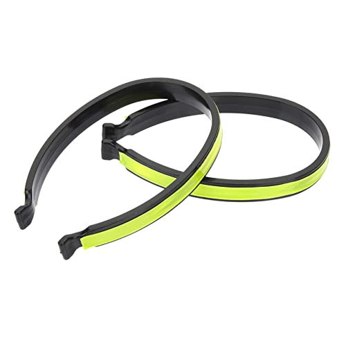 2pcs Reflective Cycling Trouser Clips Ankle Cuffs for Night Riding Enhanced Visibility for Safety Bike Accessory for Outdoor Sports