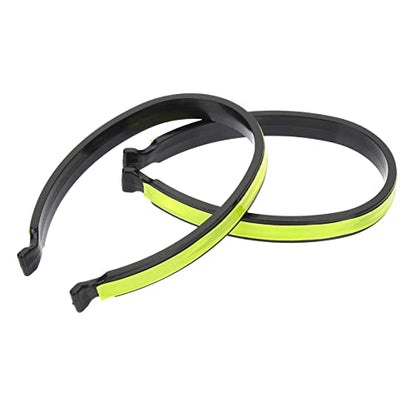 2pcs Reflective Cycling Trouser Clips Ankle Cuffs for Night Riding Enhanced Visibility for Safety Bike Accessory for Outdoor Sports
