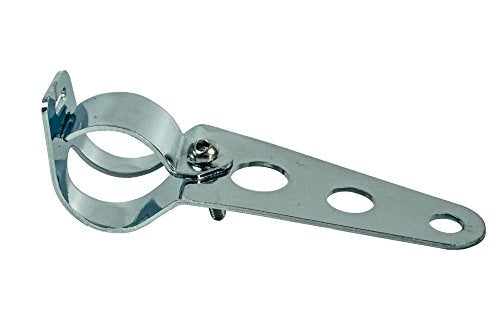 Chrome Fork Ear Headlight Mount Brackets Motorcycle Chopper Cafe Racer 35mm-43mm