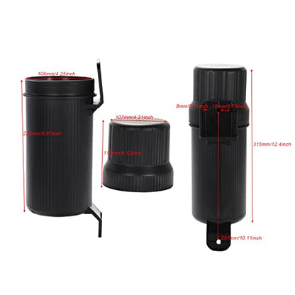Universal Motorcycle Off-Road Tool Tube Storage Box Holder Manual Canister Waterproof Large size - size: Large: 31.5*10.8*10.8 cm (without Lock)