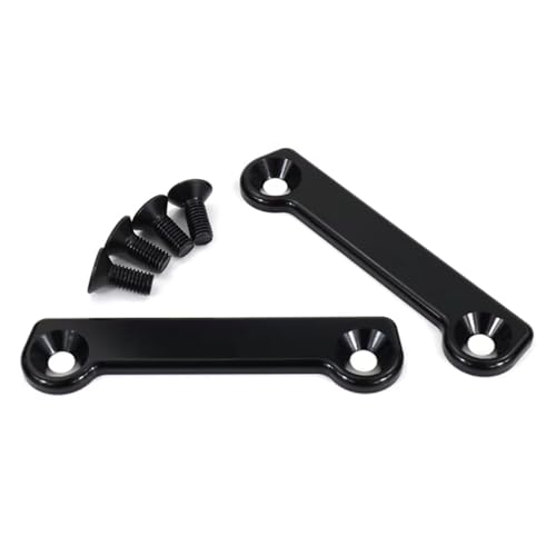 Rear Footpeg Block Off Plates, Passenger Foot Pegs Removal Delete Kits for Kawasaki Ninja ZX-6R / ZX636 2009-2025, ZX6R / ZX636 ABS 2019-2021, 2 PCS Footrest Hole Cover CNC Aluminum, Black