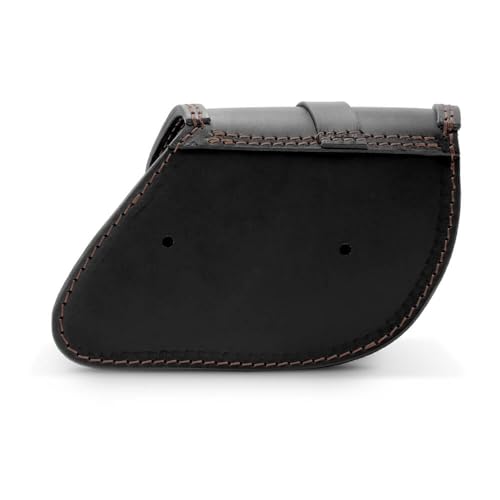 Leather Swingarm Bag Compatible with all 2015-2024 Scout and Scout Bobber, 2025-2026 Scout 101, 2025-2026 Scout Classic, 2025-2026 Sport scout, 2025-2026 Super Scout (Brown stitches) - color: Brown stitches