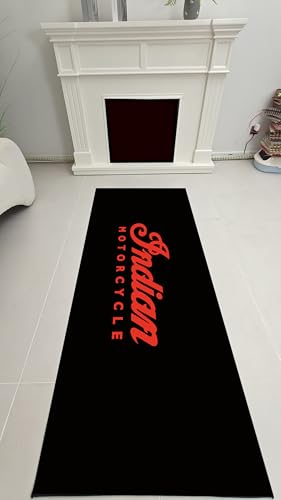 Motorcycle Garage Mat for Indian Bikes – Heavy-Duty, Non-Slip, Oil & Water-Absorbe, Floor Protector, Durable & Easy-to-Clean Mats for Indian Bikes, Garage Mat for Indian Bikes