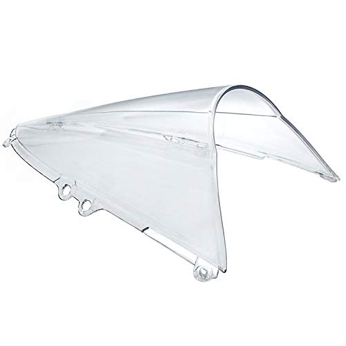 HTTMT- Clear Double Bubble Windscreen Windshield For 2012-2014 DUCATI 899/1199 [P/N: CFP-2310-3-CL] - color: Clear