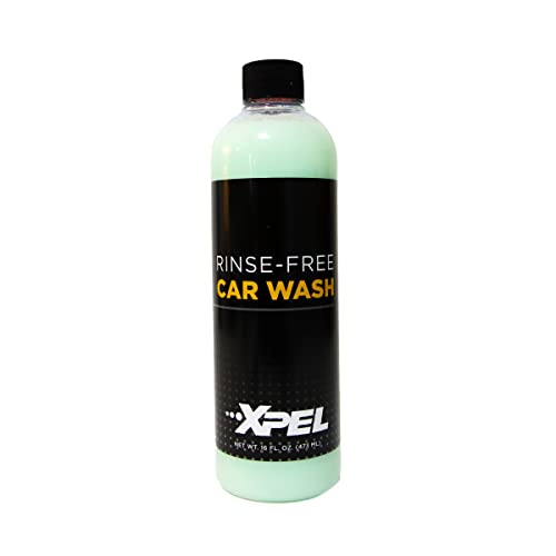 XPEL Rinse Free Car Wash Concentrate 16 oz - Auto Detailing, Scratch-Free & Eco-Friendly Formula for Cars, Trucks & Boats - Professional Cleaning Anytime, Anywhere - style: Rinse Free Car Wash 16 oz