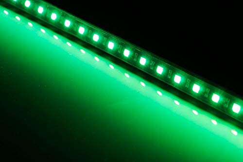 iJDMTOY 4pc Motorcycle Underglow LED Strip Light Kit RGB Neon Accent Night Riding Light Ground Effect Atmosphere Lighting Kit for Motorbike Trikes Golf Carts ATVs UTVs Decoration