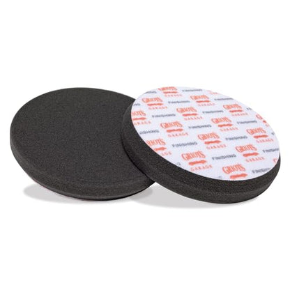 Griot's Garage 6.5" Black Foam Finishing Pads for Car Polishing and Detailing, Buffing Pads for Paint Correction and Sealant Application, 10619, Set of 2 - style: 6.5" (Set of 2)