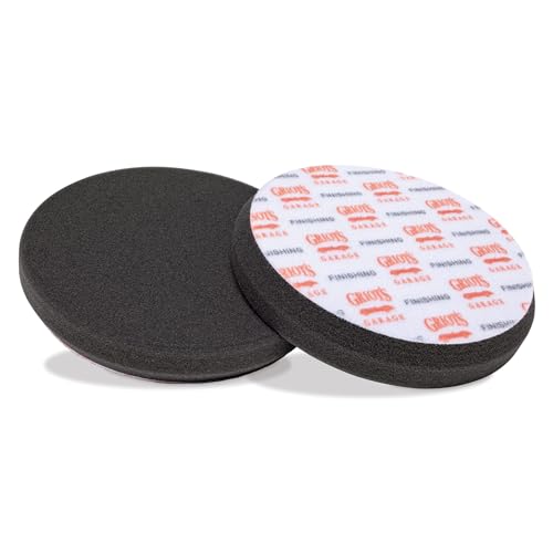 Griot's Garage 5.5" Black Foam Finishing Pads for Car Polishing and Detailing, Buffing Pads for Paint Correction and Sealant Application, 10518, Set of 2 - style: 5.5" (Set of 2)