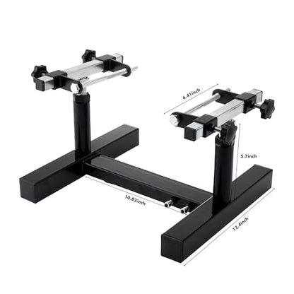 Heavy Duty Motorcycle Engine Stand, Adjustable Motorcycle Motor Stand for Car/Engine Repair, 1000 lb Capacity, Durable Steel Construction, Easy Assembly & 360° Rotation