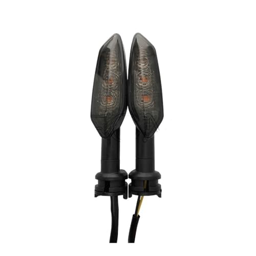 Indicators Flowing Motorcycle Front Rear Turn Signal Flasher Indicator Light for MT25 MT03 MT15 MT07 MT09 MT01 MT125 for Tracer 900 700 - color: 1 Pair-Smoked
