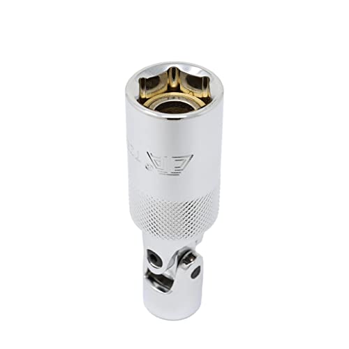 CTA Tools 7290 18mm Magnetic Spark Plug Socket. w/Swivel - Used for 18mm Spark Plugs found on Motorcycles, Multi