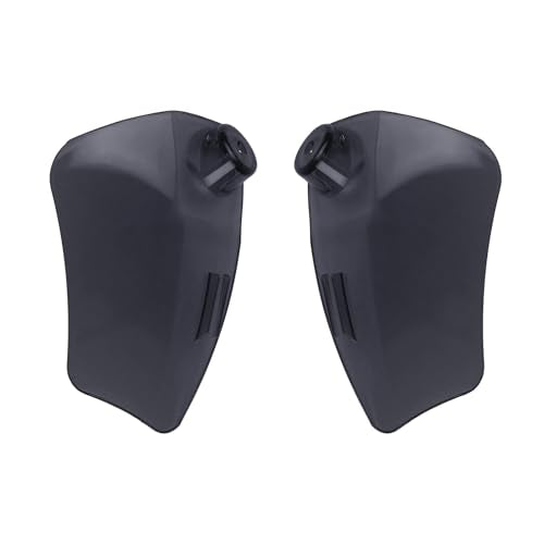Motorcycle ST Headlight Fairing Air Deflector Side Wing Windshield Kit Fit for Harley Softail Low Rider ST 2022-up (Black) - color: Black