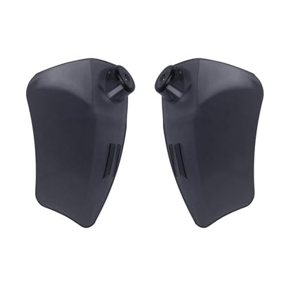 Motorcycle ST Headlight Fairing Air Deflector Side Wing Windshield Kit Fit for Harley Softail Low Rider ST 2022-up (Black) - color: Black
