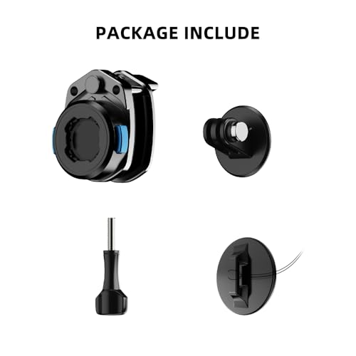 Motorcycle Windshield Clip for Go pro,Magnetic Motorcycle Windshield Clip Camera Mount Compatible with Gopro Hero 13/12/11/10/9/8/7,DJI Action 6/5 Pro 4 3 2 - color: S16