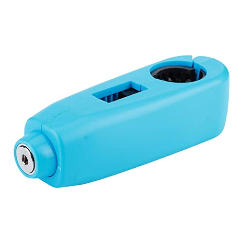ZJchao Throttle Lock, ATV Locks Theft Handlebar Safety Lock Brake Throttle Grip Theft Brake Universal for Scooter ATV (Blue) - color: Blue