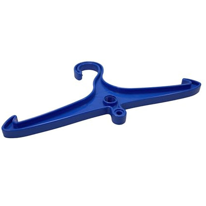Scuba Choice Wetsuit & Drysuit Hanger – Heavy-Duty Hanger for BCD, Wetsuits & Scuba Gear Storage, Drying & Organization - color: Blue (Anti-slip)