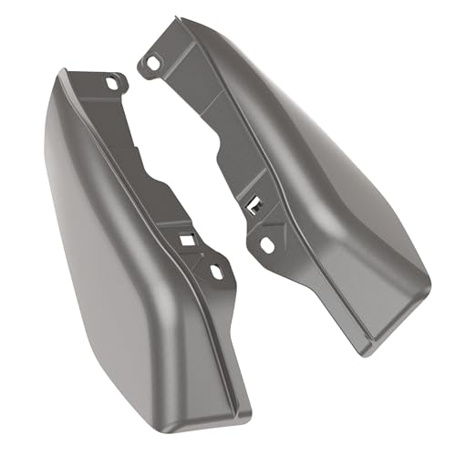 Mid Frame Air Deflectors Heat Shield Fit for Harley Touring 2009-2026 Billet Silver - color: Billet Silver
