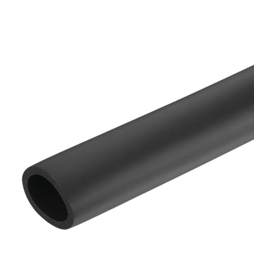 uxcell Foam Tubing for Handle Grip Support,30mm(1 3/16") ID 40mm(1.57") OD 0.3 Meter/1ft Length Black - color: Black, size: 30mm x 40mm x 0.3 m