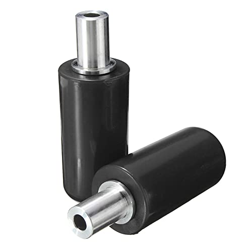 Frame slider,10mm universal Large motorcycle frame slider crash protection For Yamaha Suzuki Honda(2ps) (Black) - color: Black
