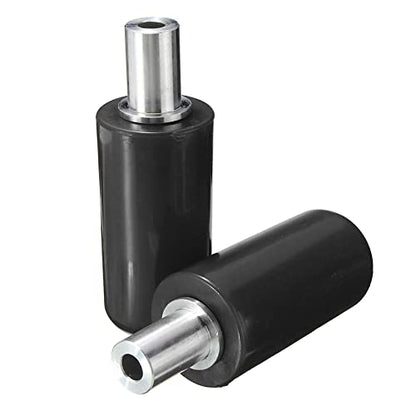 Frame slider,10mm universal Large motorcycle frame slider crash protection For Yamaha Suzuki Honda(2ps) (Black) - color: Black