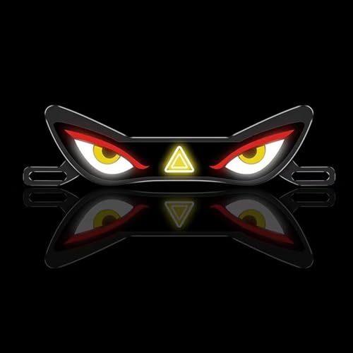 Motorcycle License Plate Light, Waterproof Decorative Sign, Flashers for Motorcycle – Front Rear Motorcycle Warning Night Holidays Racing Tourism Land Street - color: 01B