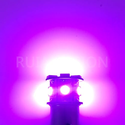 Ruiandsion 1156 Light Bulbs 2pcs 6V 1156 BA15S LED Bulbs RV Lights Pink 5050 12SMD for Back Up Reverse Turn Signal Tail Lights,Non-polarity - color: Pink, size: 1156/BA15S