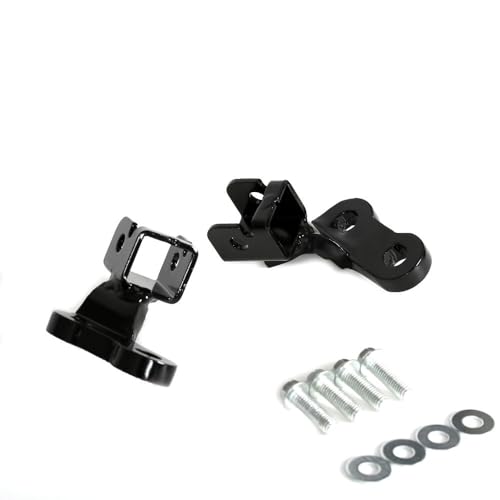 Footpeg Footrest Lowering Mounts Brackets Compatible With KLR650 2022 2023-1" 25mm Black - color: Black1