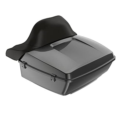 Moto Onfire Black Pearl Harley Tour Pack Latches Hinges Fit for AB Harley/Davidson Touring Razor Chopped King Tour Pak - color: Black Pearl