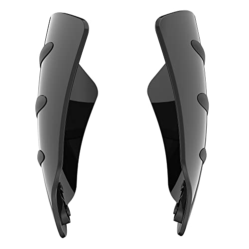 Advanblack Harley Vivid Black Handguards Hand Guards For Harley Touring & Softails - color: Vivid Black