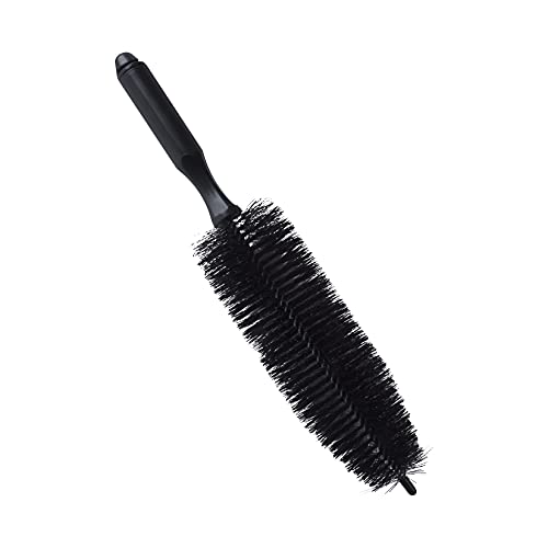 Motorcycle Car Wheel Spoke Brush Cleaner Black 11.8" Length