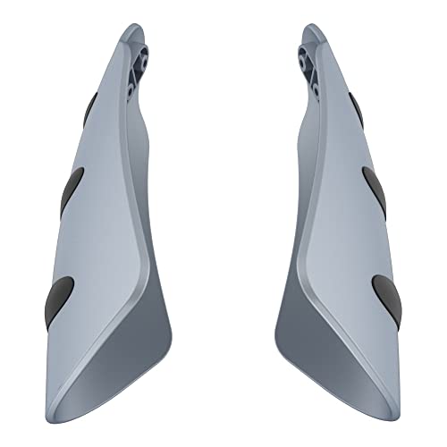 US Stock Advanblack Color Matched Hand Guard For Harley Touring & Softails - color: Baracuda Silver Denim