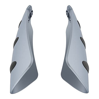 US Stock Advanblack Color Matched Hand Guard For Harley Touring & Softails - color: Baracuda Silver Denim