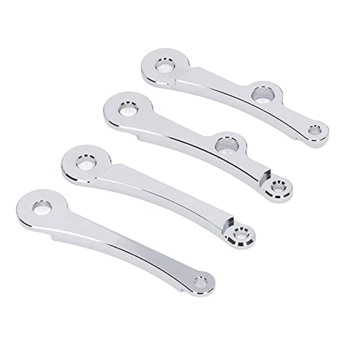Motorcycle Headlight Mount Bracket Universal | CNC Aluminium Clamp for 39-41mm Fork Tubes, Sturdy Turn Signal Holder, Modified Replacement Part, Silver