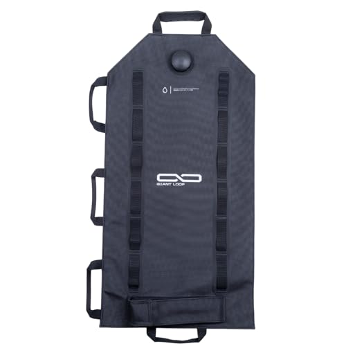 Giant Loop Armadillo Bag, Utility Bladder for Safe Transport and Storage of Powersports and Automotive Fluids, for Motorcycles, UTVs, ATVs, 5-Gallon - color: Black, size: 5-Gallon