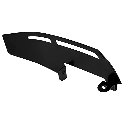 Motorcycle Driver Floorboard Heel Guard Fit For Harley Softail 86-17 Touring FLD 2012-2016 Touring Electra Glide Road Glide Road King Street Glide Black - color: Black