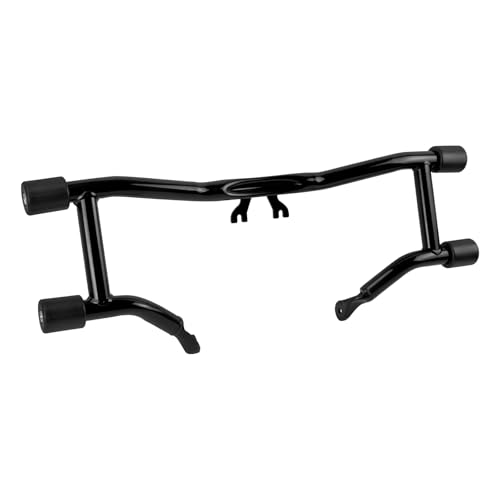 Engine Guard Flat-Out Bar Fit for Harley Touring Street Glide Road Glide Road King Electra Glide Ultra (F- Engine Guard for 14-23 Touring) - size: F- Engine Guard For 14-23 Touring