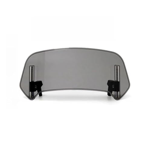 Motorcycle Windshield Extension for Honda TRANSALP XL750 transalp xl750, Motorcycle Adjustable Clip On Windscreen Wind Deflector, Air Deflector Protective Cover Accessories,S-A Grey - color: Agrey, size: Small